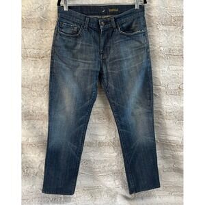 7 For All‎ Mankind Bootcut Jeans Mens 32x29 Dark Distressed Faded Stretch